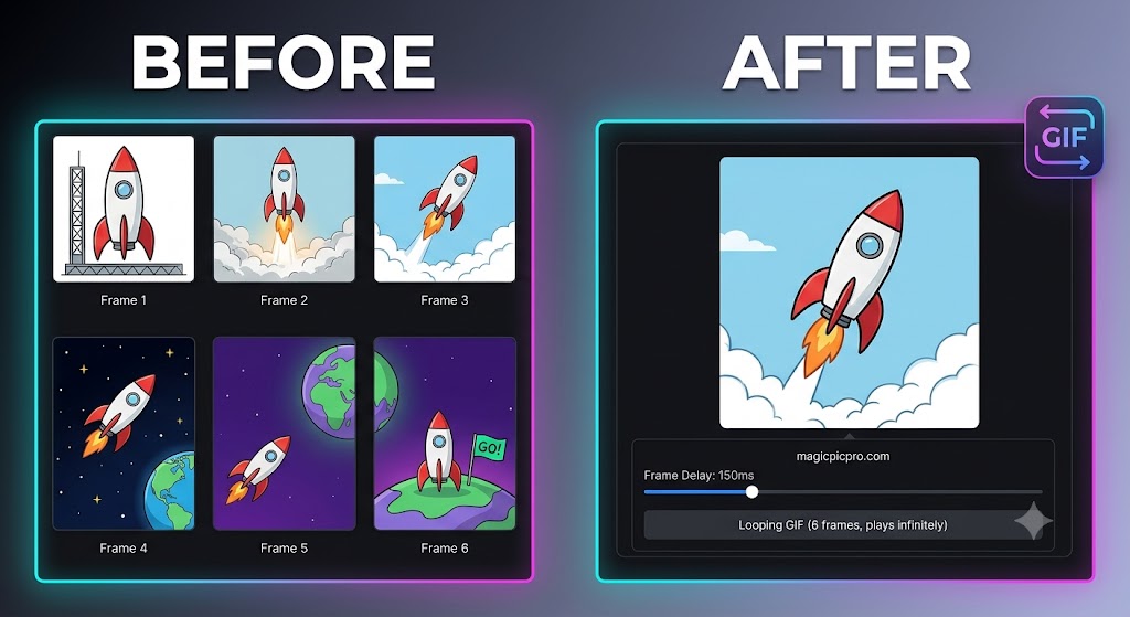 Turn Photos into Looping GIFs Online for Free